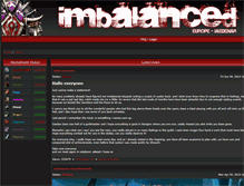 Tablet Screenshot of imbalanced.eu